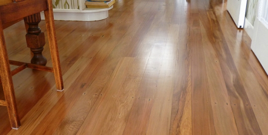 Native timber Rimu floor restoration